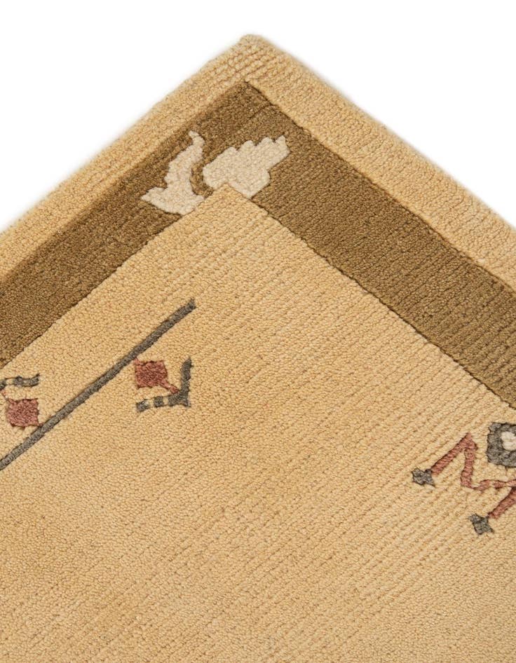 Detail image of 3' 3 x 5'  Hand Knotted Nepal Wool Rug