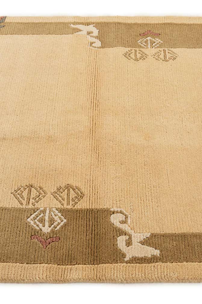 3' 3 x 5' Hand Knotted Nepal Wool Rug