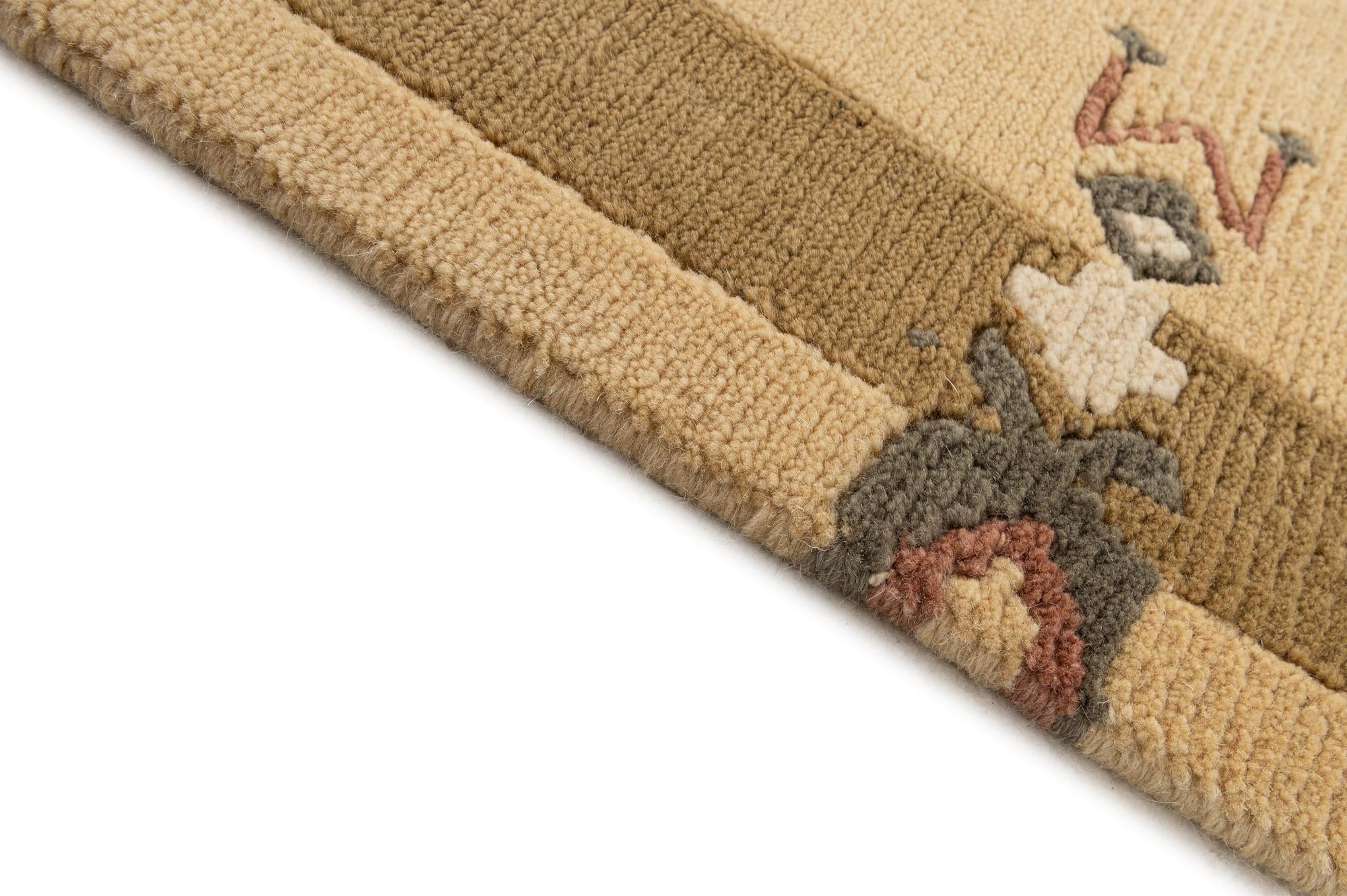 3' 3 x 5' Hand Knotted Nepal Wool Rug