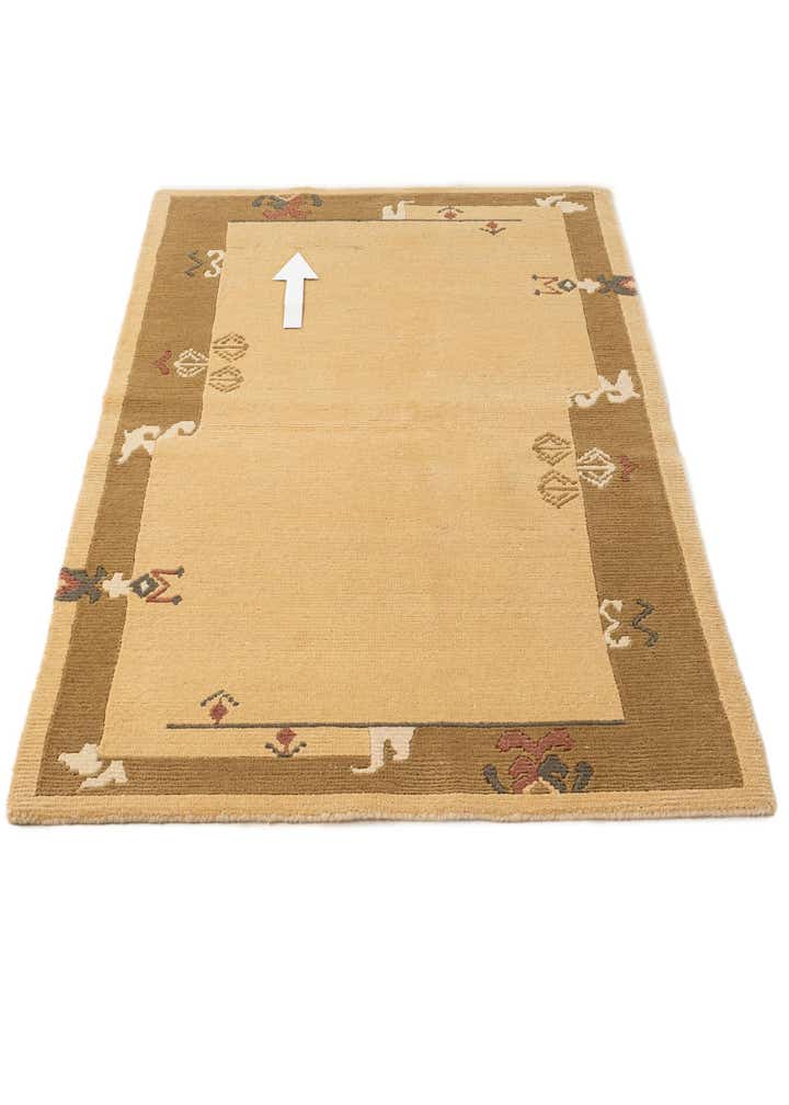 3' 3 x 5' Hand Knotted Nepal Wool Rug