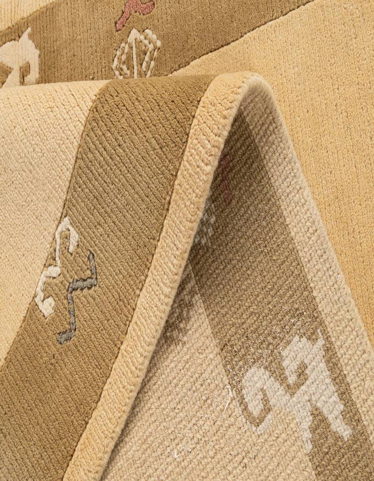 Detail image of 3' 3 x 5'  Hand Knotted Nepal Wool Rug