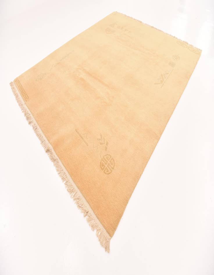 Detail image of 8' 2 x 9' 9 Hand Knotted Nepal Wool Rug