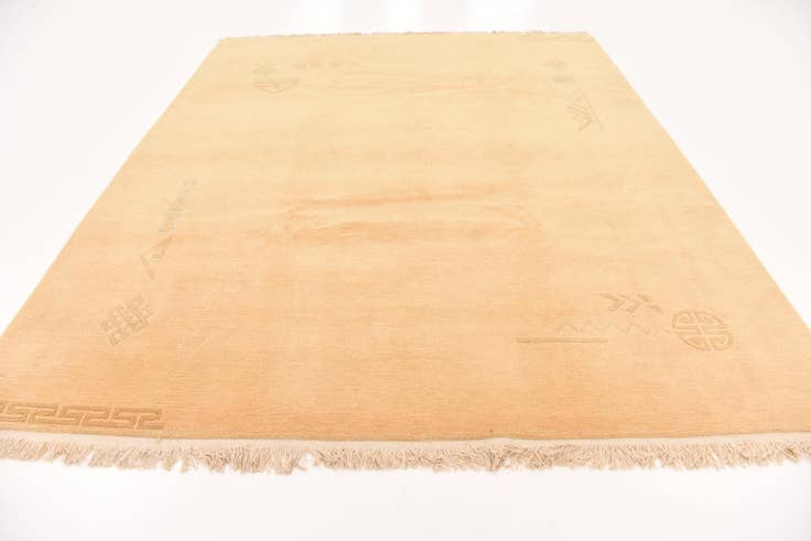 Detail image of 8' 2 x 9' 9 Hand Knotted Nepal Wool Rug