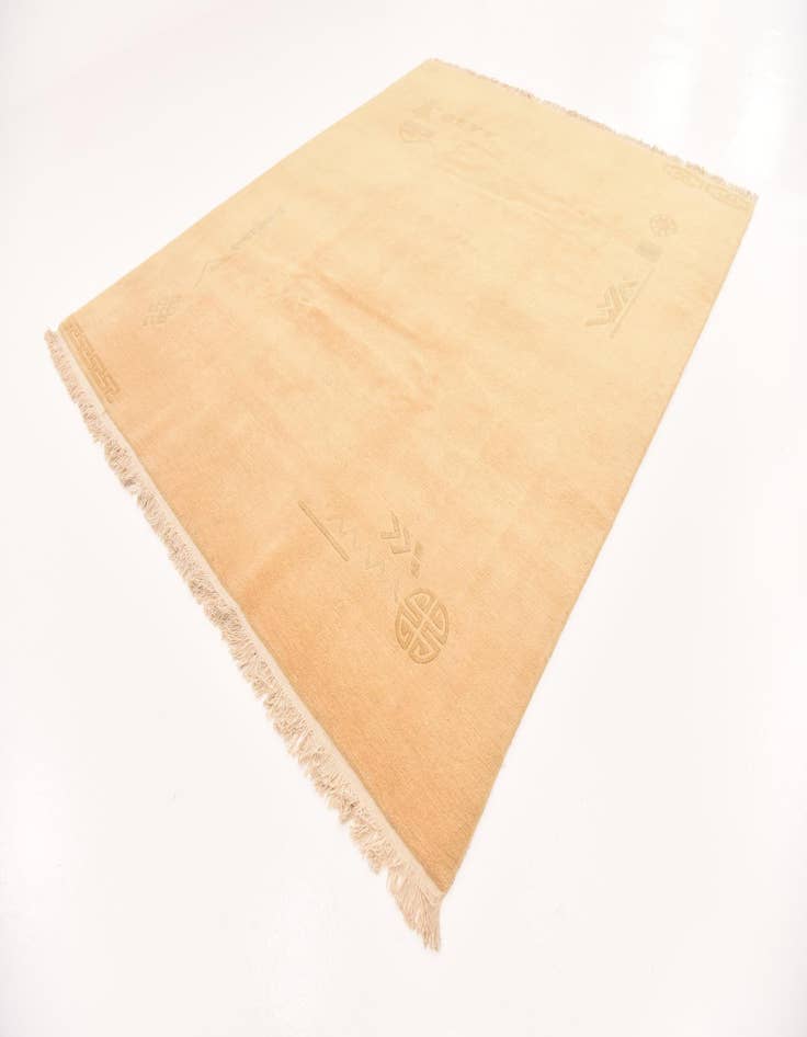 Detail image of 8' 2 x 9' 9 Hand Knotted Nepal Wool Rug