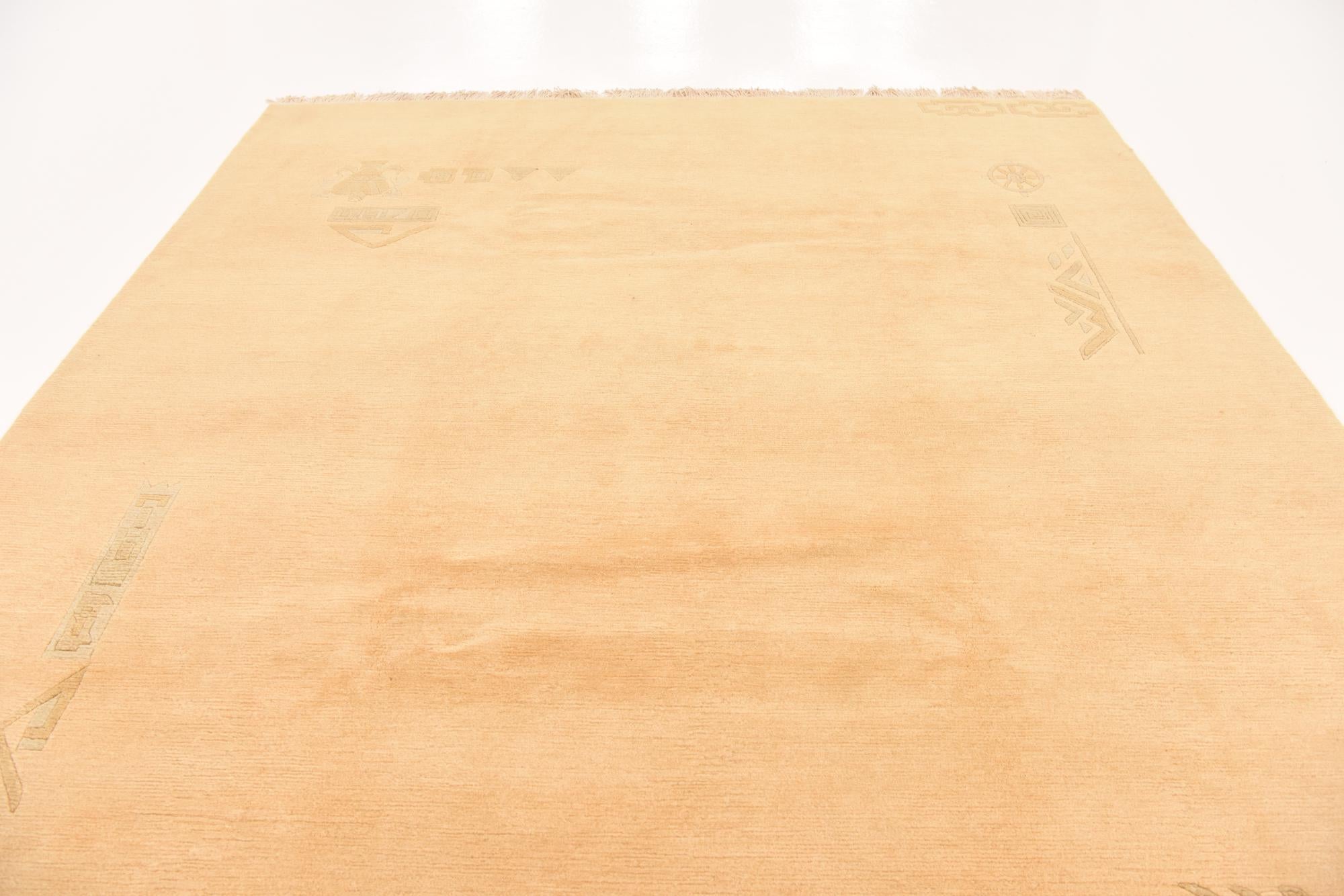 8' 2 x 9' 9 Hand Knotted Nepal Wool Rug
