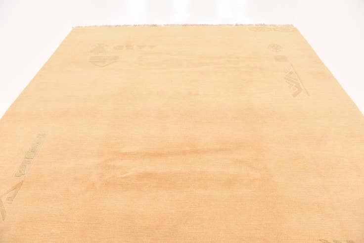 Detail image of 8' 2 x 9' 9 Hand Knotted Nepal Wool Rug