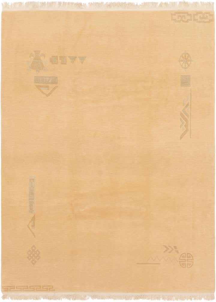 8' 2 x 9' 9 Hand Knotted Nepal Wool Rug