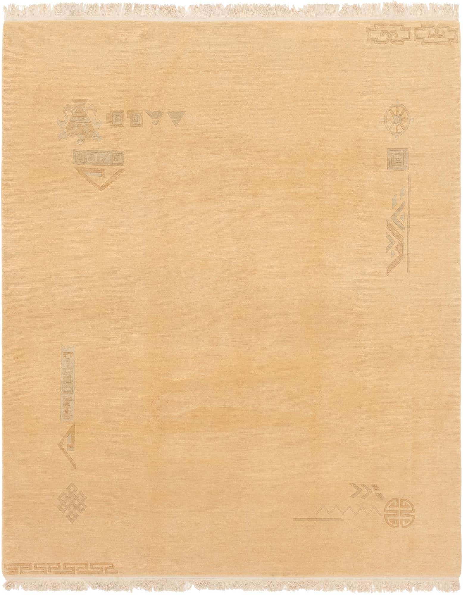 8' 2 x 9' 9 Hand Knotted Nepal Wool Rug