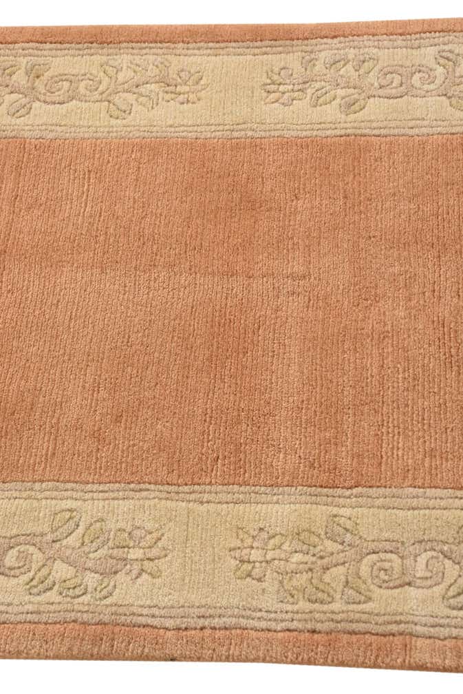 2' 4 x 4' 6 Hand Knotted Nepal Wool Rug