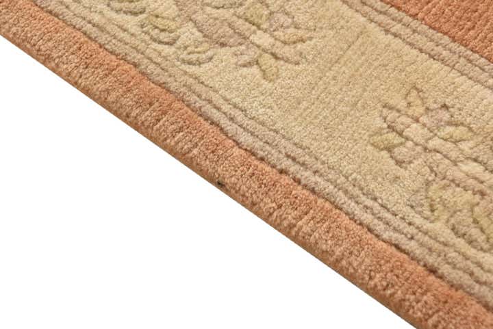 2' 4 x 4' 6 Hand Knotted Nepal Wool Rug