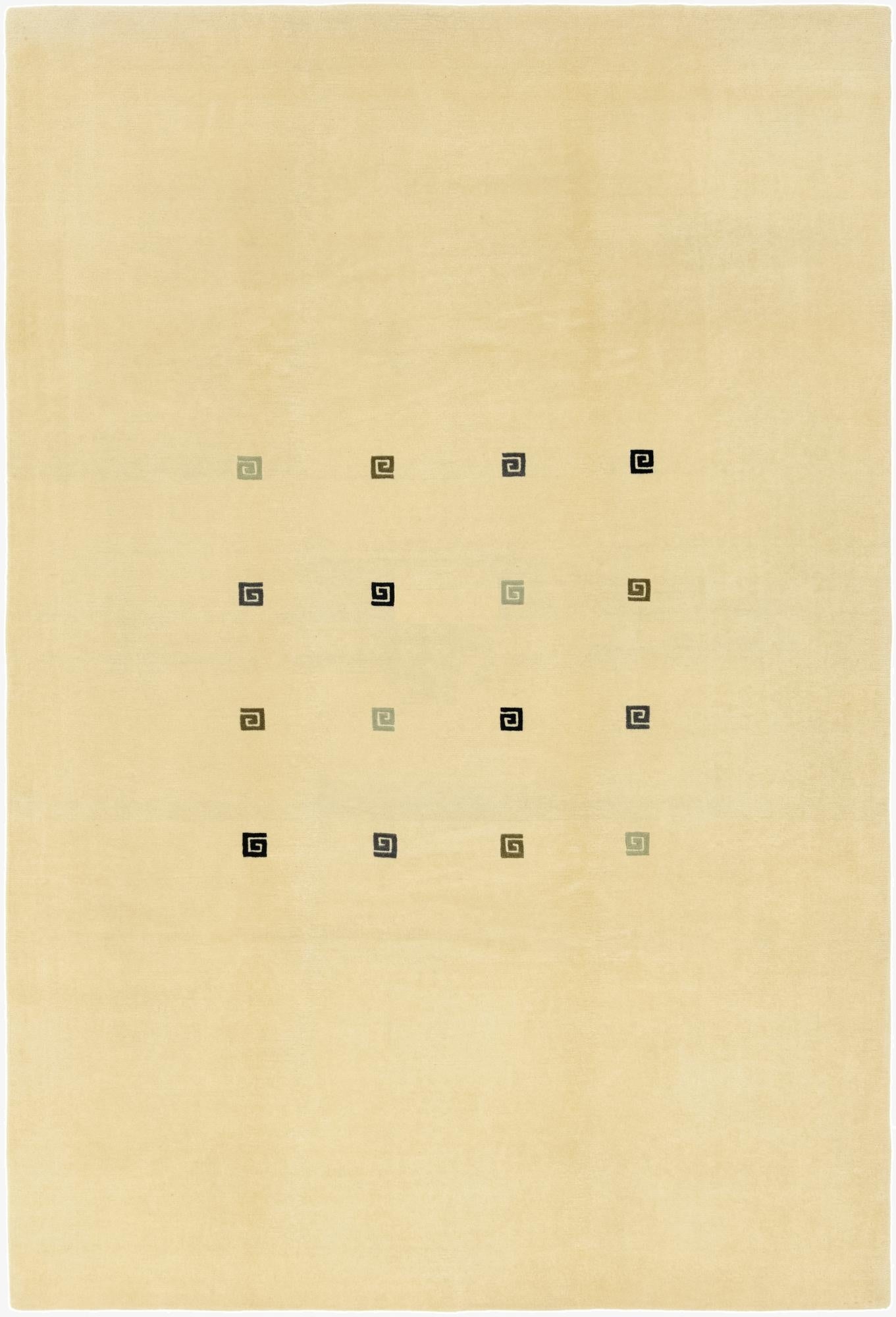 6' 7 x 9' 9  Hand Knotted Nepal Wool Rug