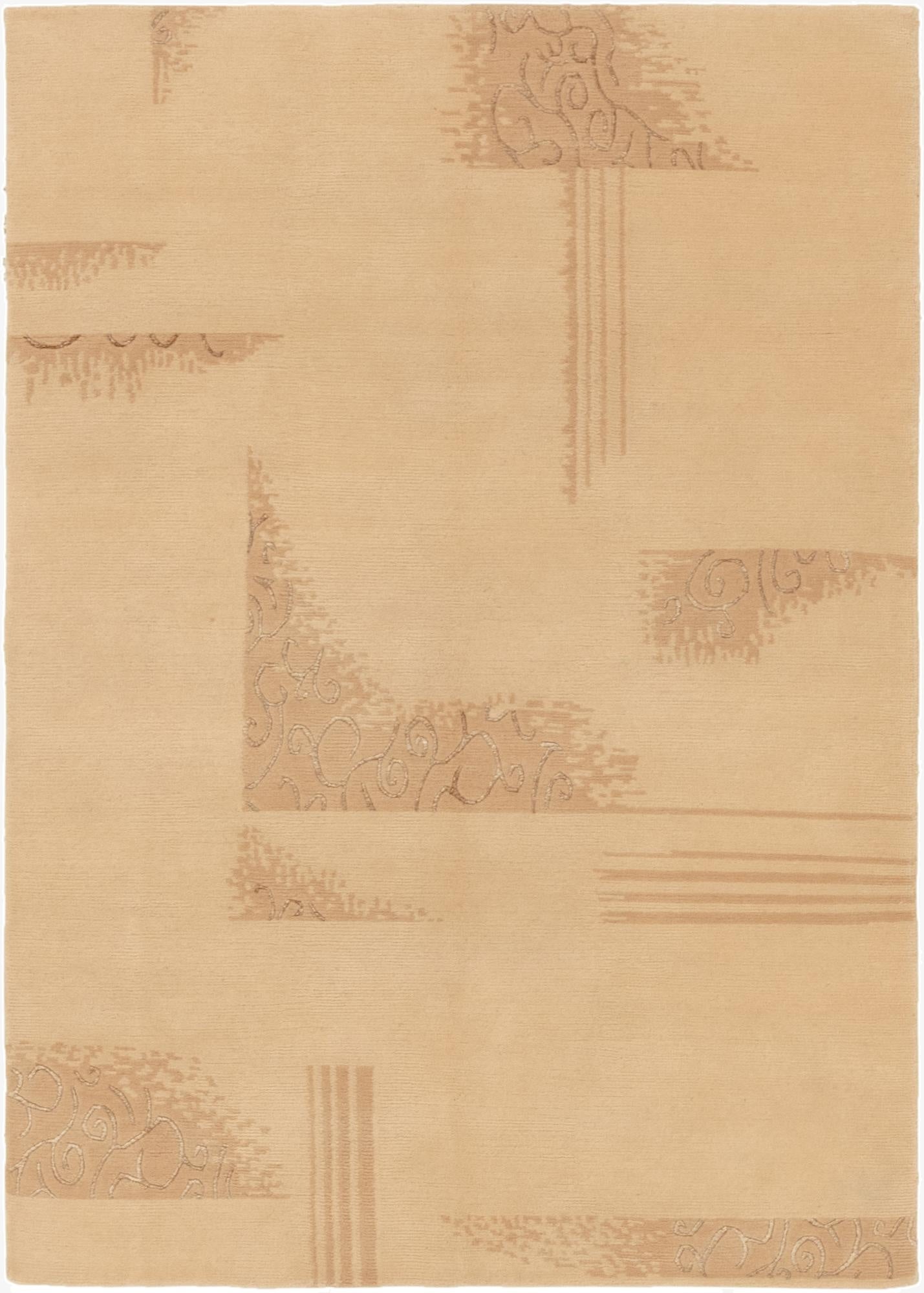 4' 7 x 6' 6  Hand Knotted Nepal Rug