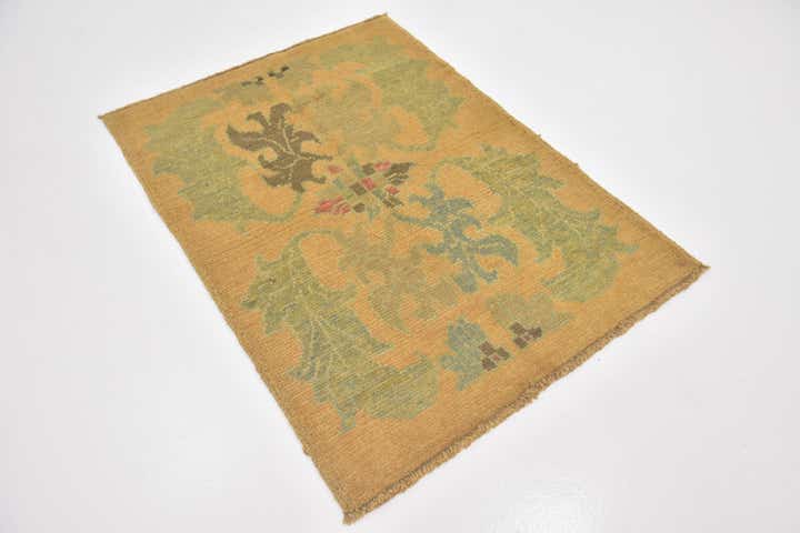 3' 7 x 4' 10 Hand Knotted Oushak Wool Rug