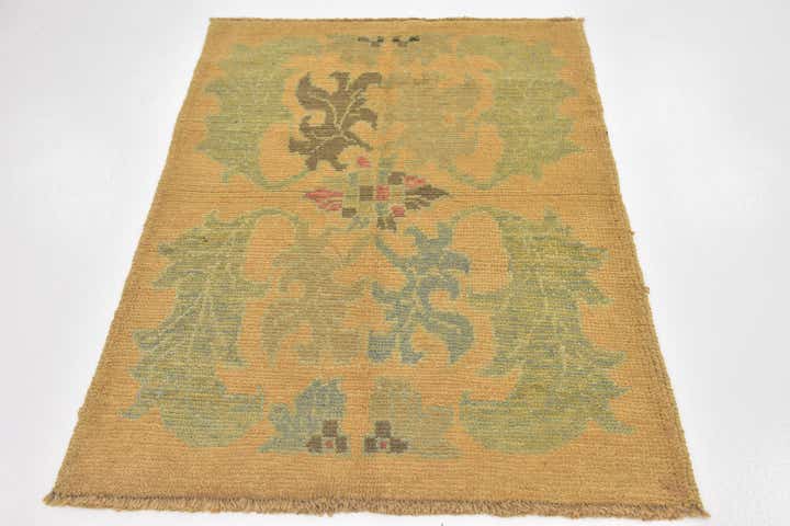 3' 7 x 4' 10 Hand Knotted Oushak Wool Rug
