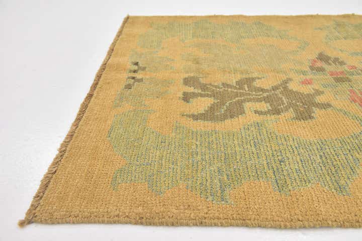 3' 7 x 4' 10 Hand Knotted Oushak Wool Rug