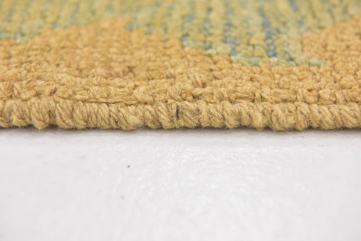 Detail image of 3' 7 x 4' 10 Hand Knotted Oushak Wool Rug