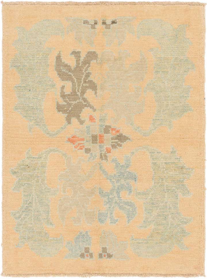 3' 7 x 4' 10 Hand Knotted Oushak Wool Rug