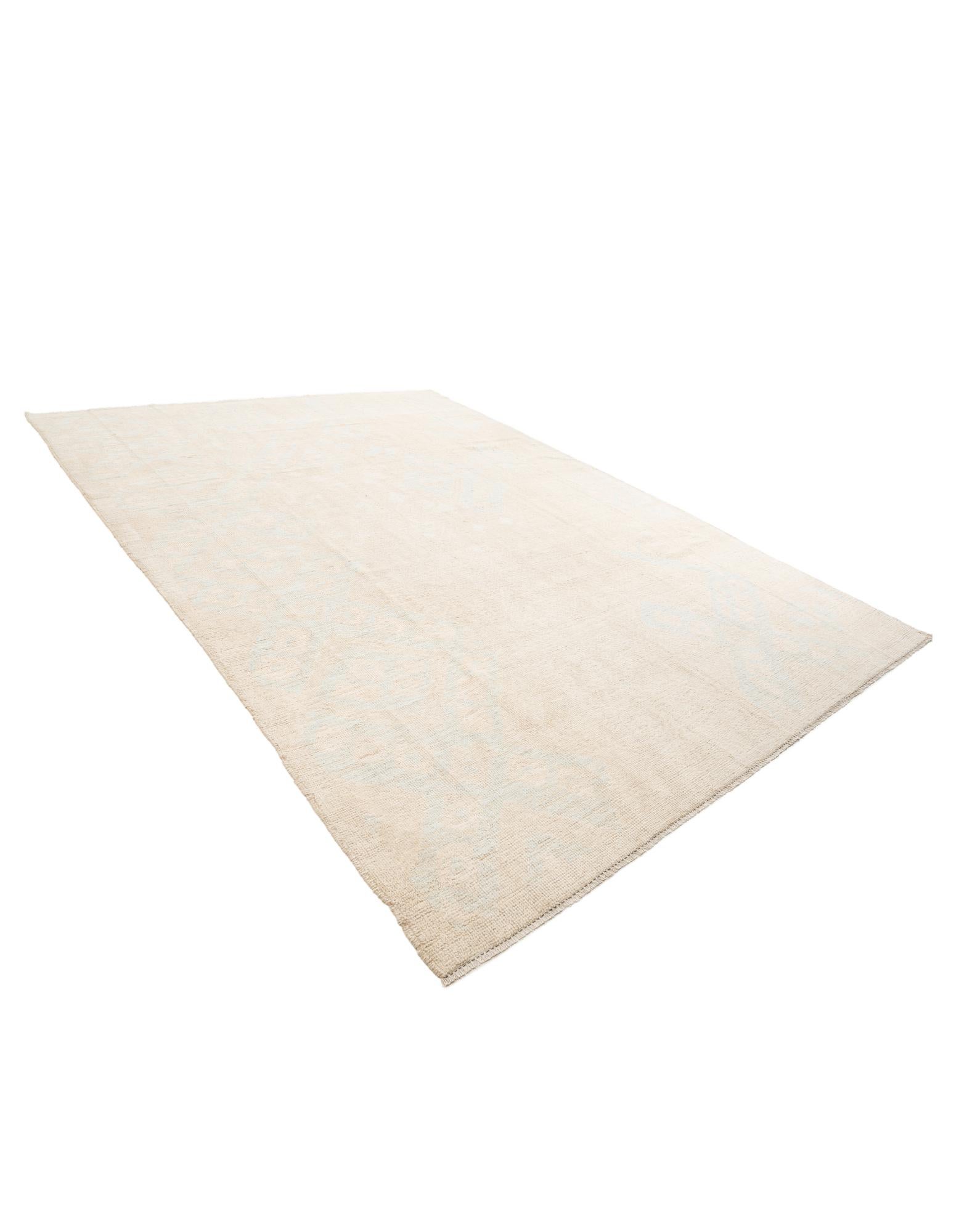9' 2 x 12' 6 Hand Knotted Oushak Wool Rug