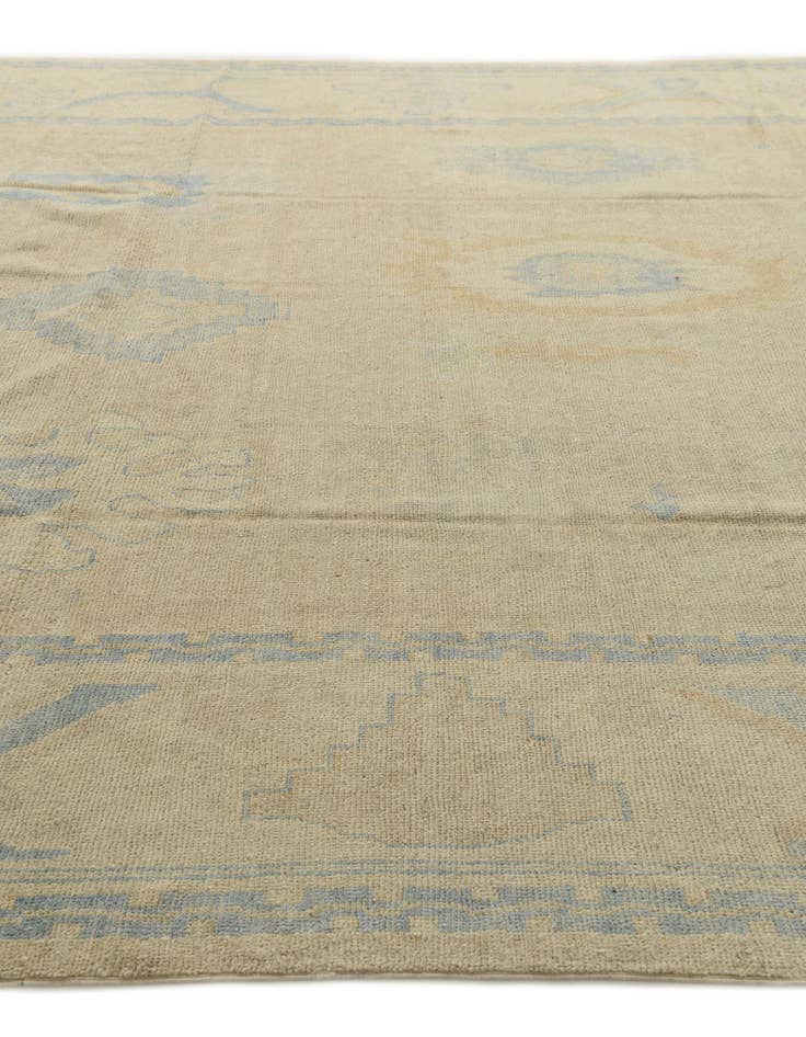 Detail image of 9' x 12'  Hand Knotted Oushak Wool Rug