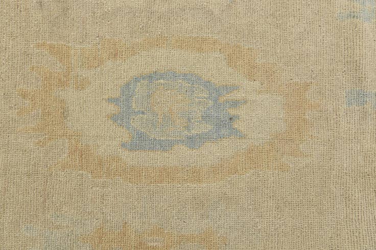 Detail image of 9' x 12' Hand Knotted Oushak Wool Rug