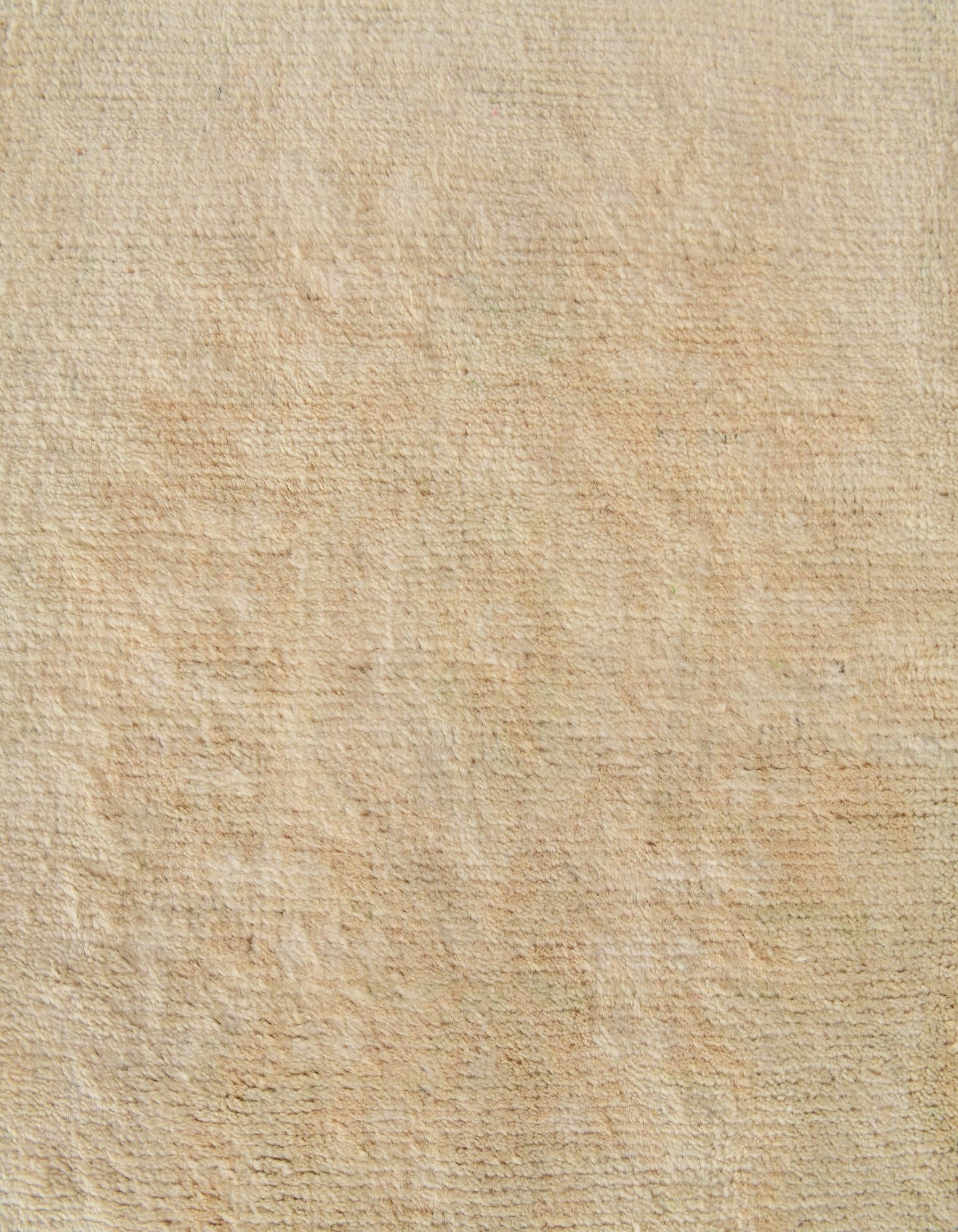 4' 1 x 6' 2 Hand Knotted Oushak Wool Rug