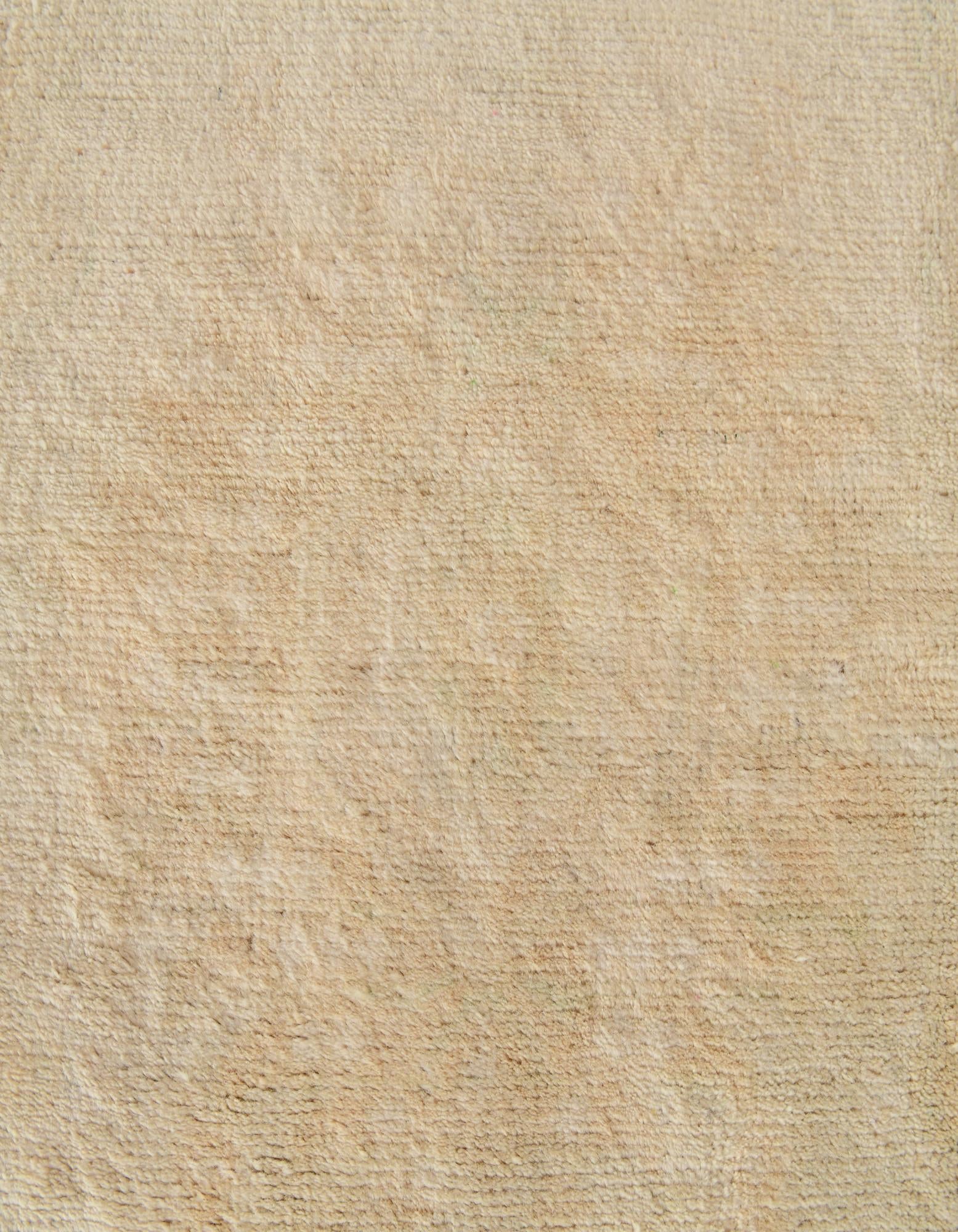 4' 1 x 6' 2 Hand Knotted Oushak Wool Rug