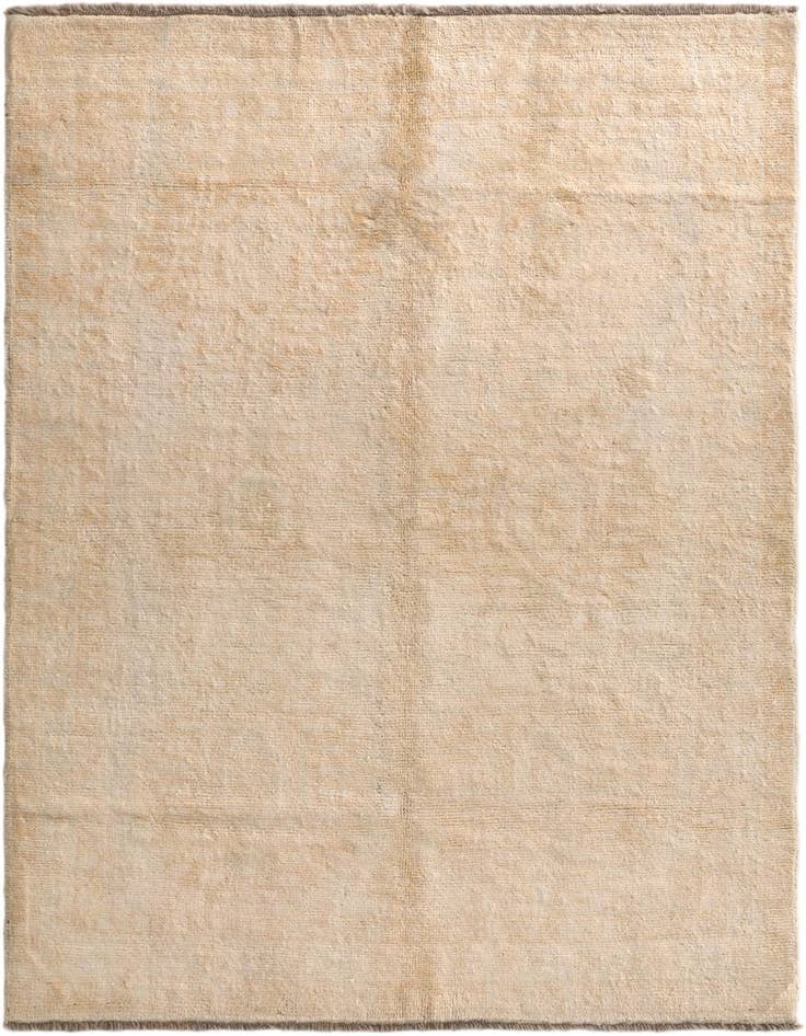 Detail image of 4' 1 x 6' 2 Hand Knotted Oushak Wool Rug