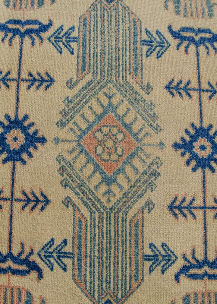 8' 1 x 9' 8 Hand Knotted Oushak Wool Rug
