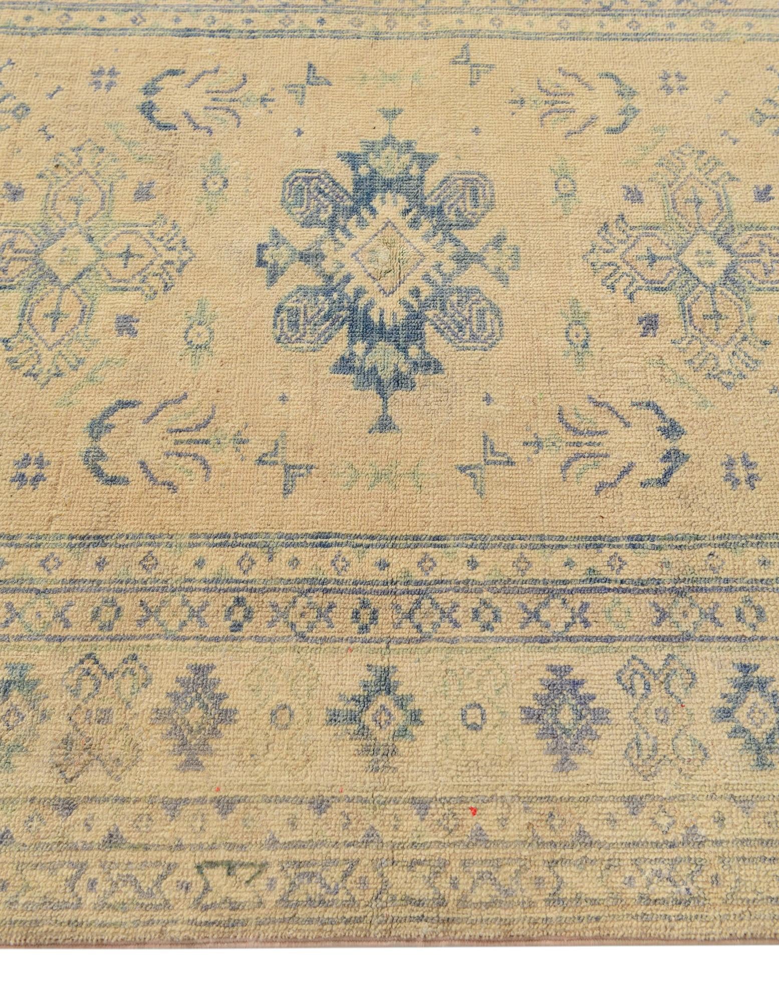 3' 6 x 4' 3 Hand Knotted Oushak Wool Rug