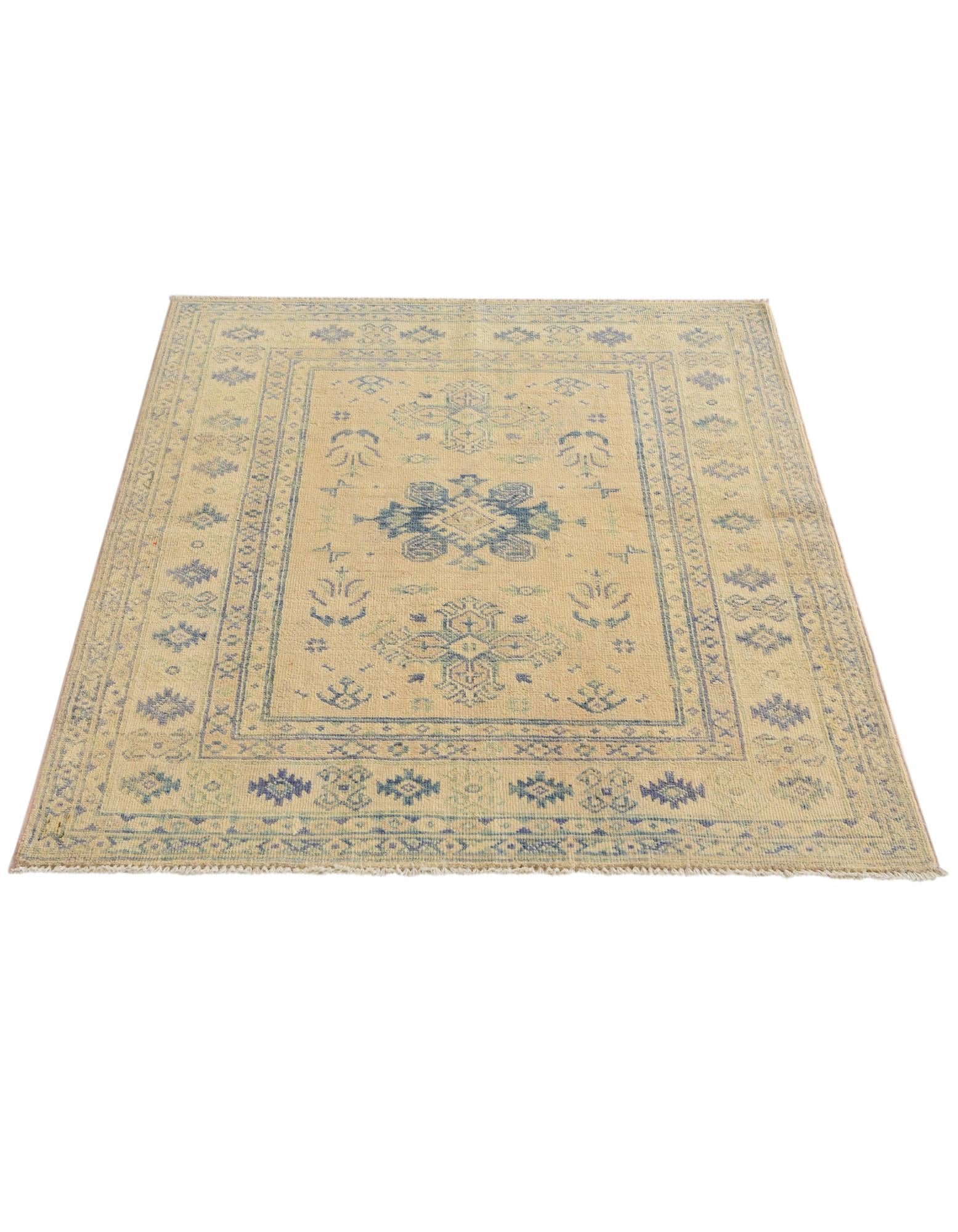 3' 6 x 4' 3 Hand Knotted Oushak Wool Rug