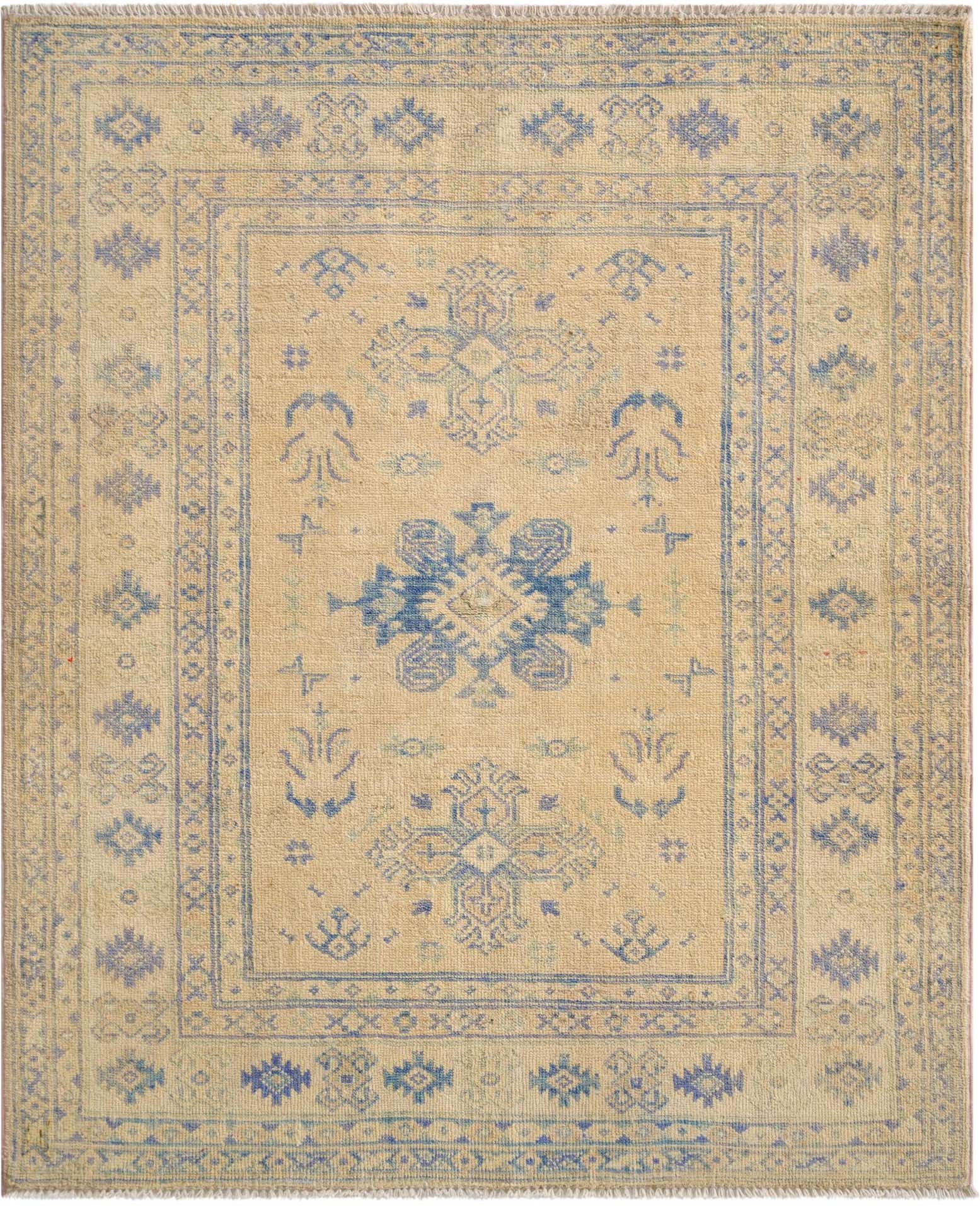 3' 6 x 4' 3 Hand Knotted Oushak Wool Rug