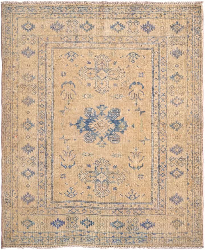 3' 6 x 4' 3 Hand Knotted Oushak Wool Rug
