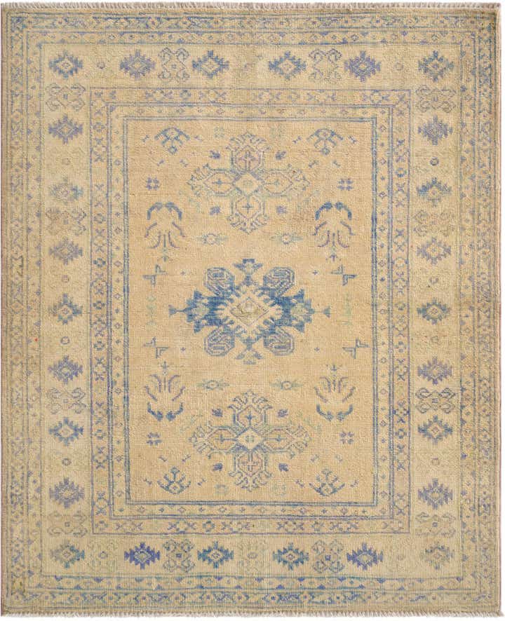 3' 6 x 4' 3 Hand Knotted Oushak Wool Rug