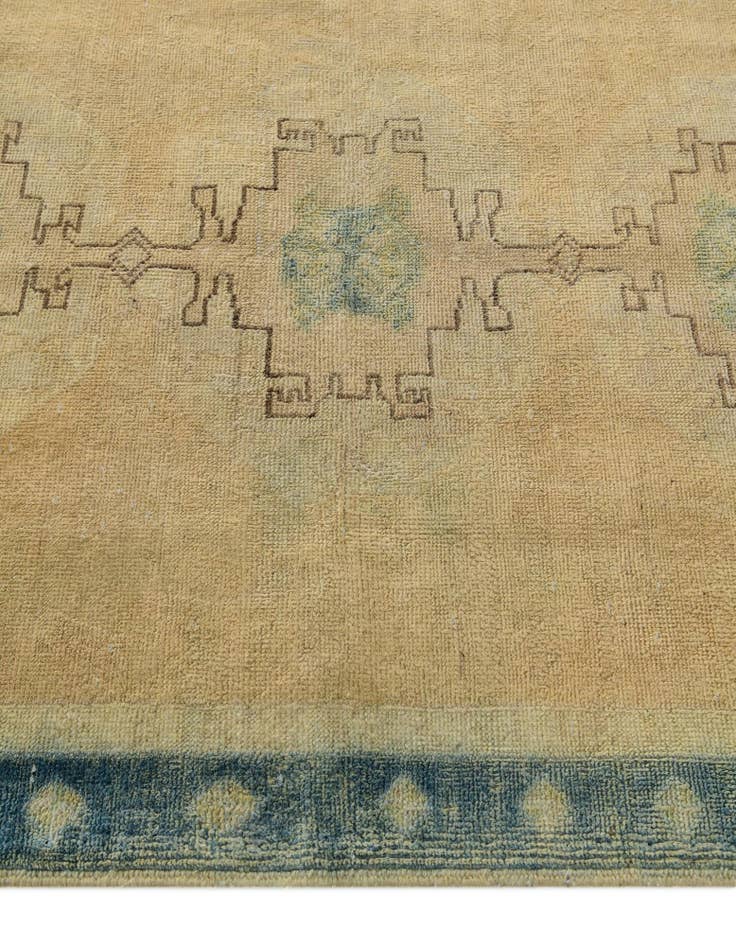 Detail image of 3' 4 x 5' 1 Hand Knotted Oushak Wool Rug