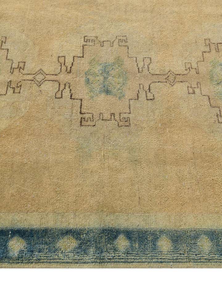 3' 4 x 5' 1 Hand Knotted Oushak Wool Rug