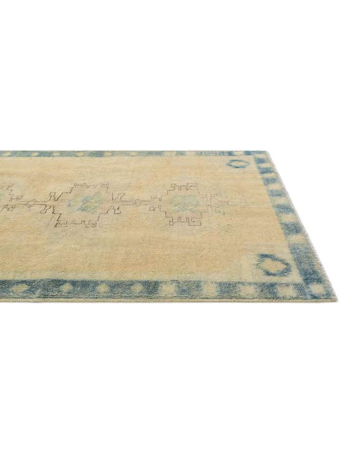 3' 4 x 5' 1 Hand Knotted Oushak Wool Rug
