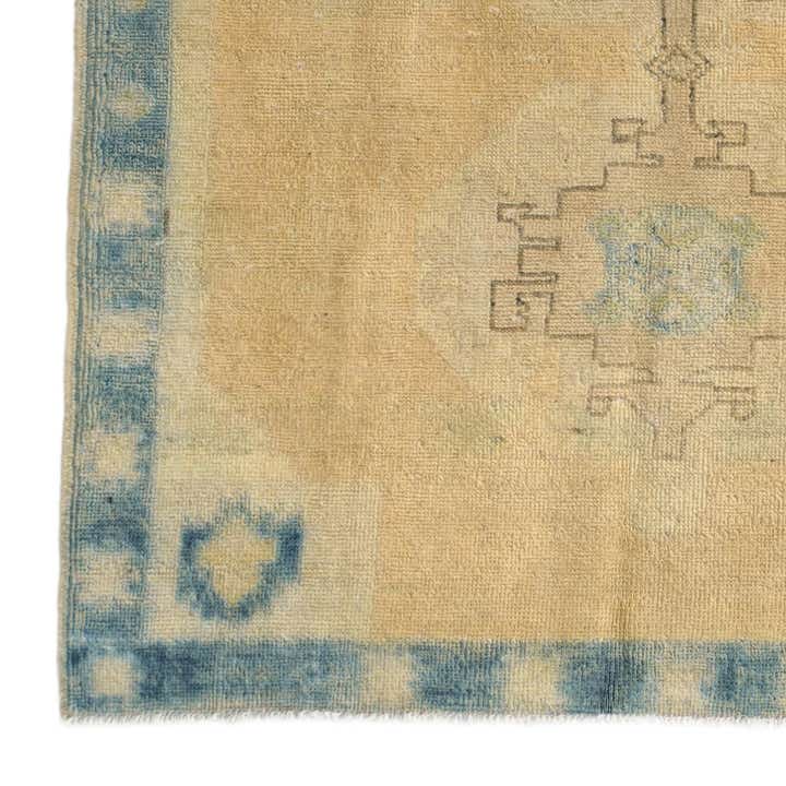 3' 4 x 5' 1 Hand Knotted Oushak Wool Rug