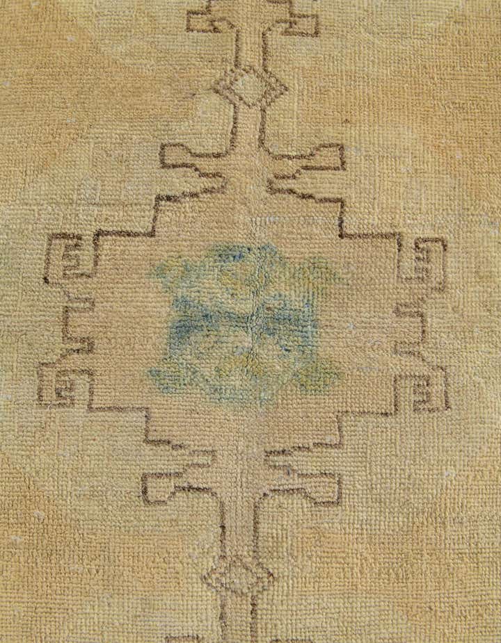 3' 4 x 5' 1 Hand Knotted Oushak Wool Rug