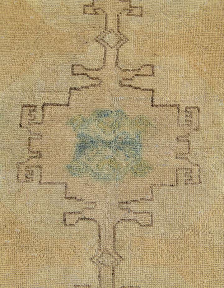 3' 4 x 5' 1 Hand Knotted Oushak Wool Rug