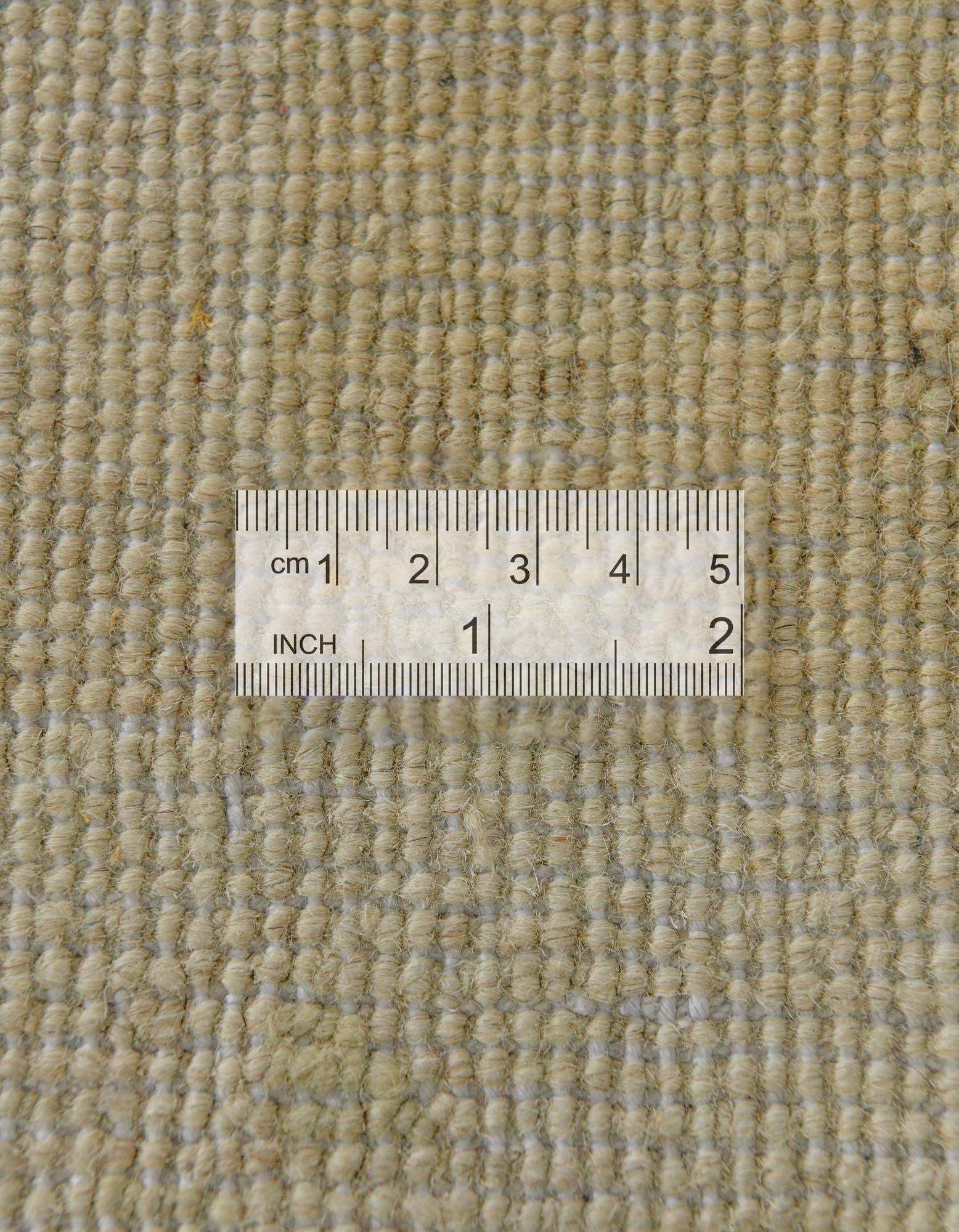 3' 5 x 5' Hand Knotted Oushak Wool Rug