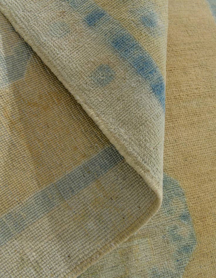 Detail image of 3' 5 x 5'  Hand Knotted Oushak Wool Rug