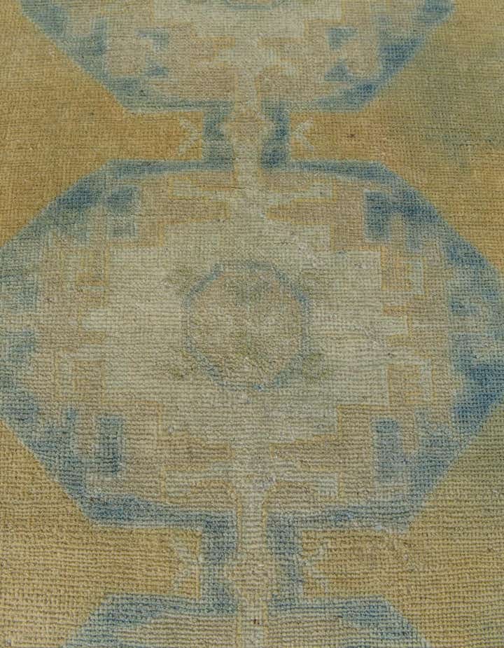 3' 5 x 5' Hand Knotted Oushak Wool Rug