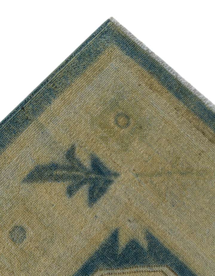 9' 9 x 12' 4 Hand Knotted Oushak Wool Rug