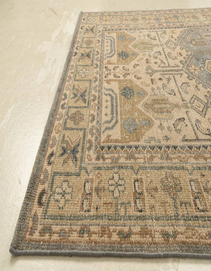 Detail image of 6' x 9'  Hand Knotted Oushak Wool Rug