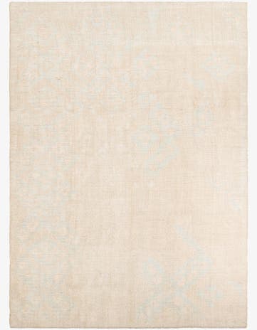 9' 2 x 12' 6 Hand Knotted Oushak Wool Rug