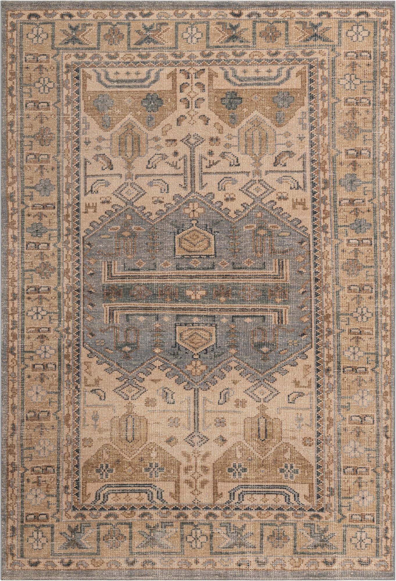 6' x 9'  Hand Knotted Oushak Wool Rug