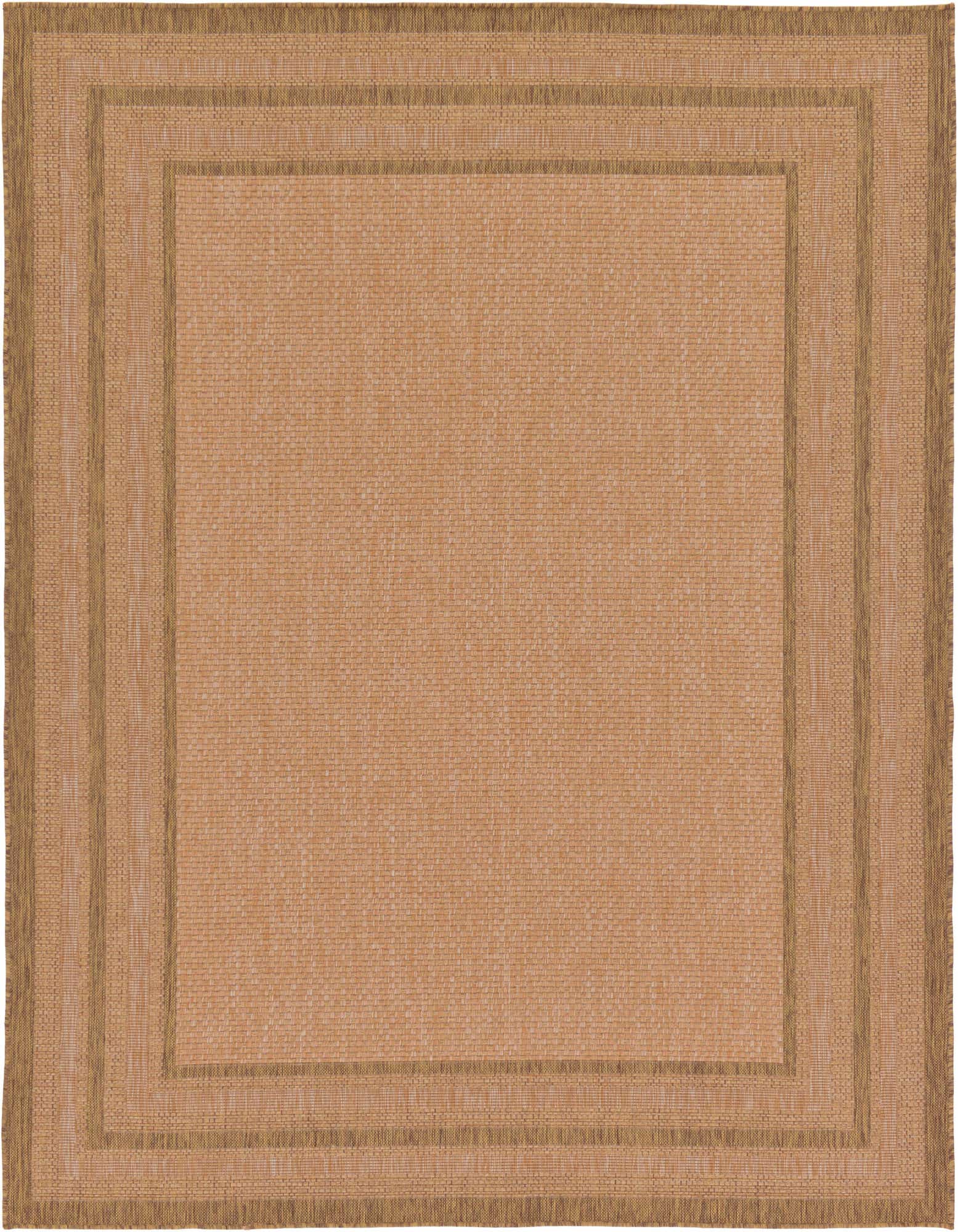 7' x 10' Easy-Clean Border Indoor / Outdoor Rug