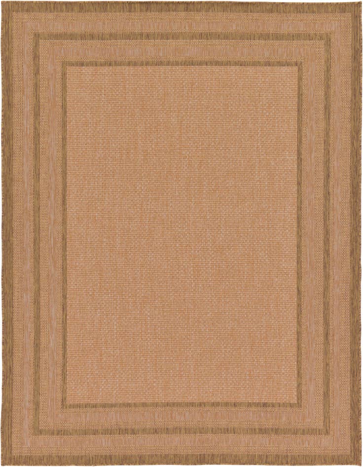 Detail image of 7' x 10' Easy-Clean Border Indoor / Outdoor Rug