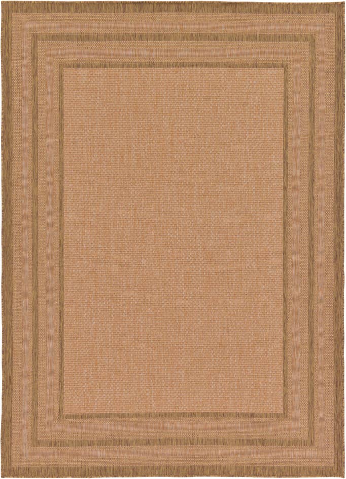 Detail image of 7' x 10' Easy-Clean Border Indoor / Outdoor Rug