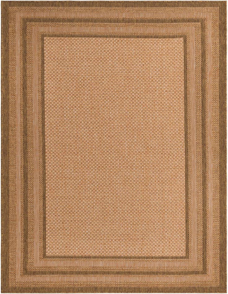 Detail image of 5' 3 x 8' Easy-Clean Border Indoor / Outdoor Rug